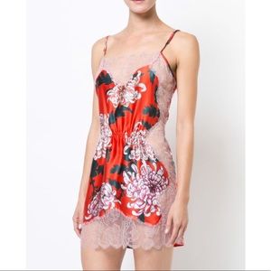 Fleur Du Mal silk crepe slip EUC